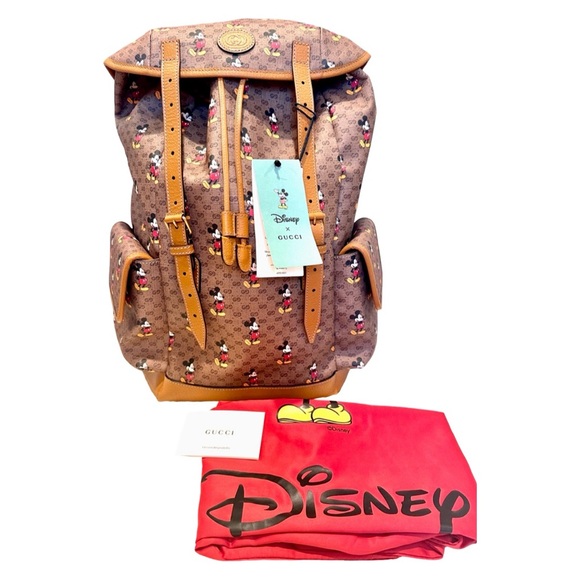 NEW Gucci X Disney Mickey Mouse Backpack Collector’s Item - Picture 1 of 12